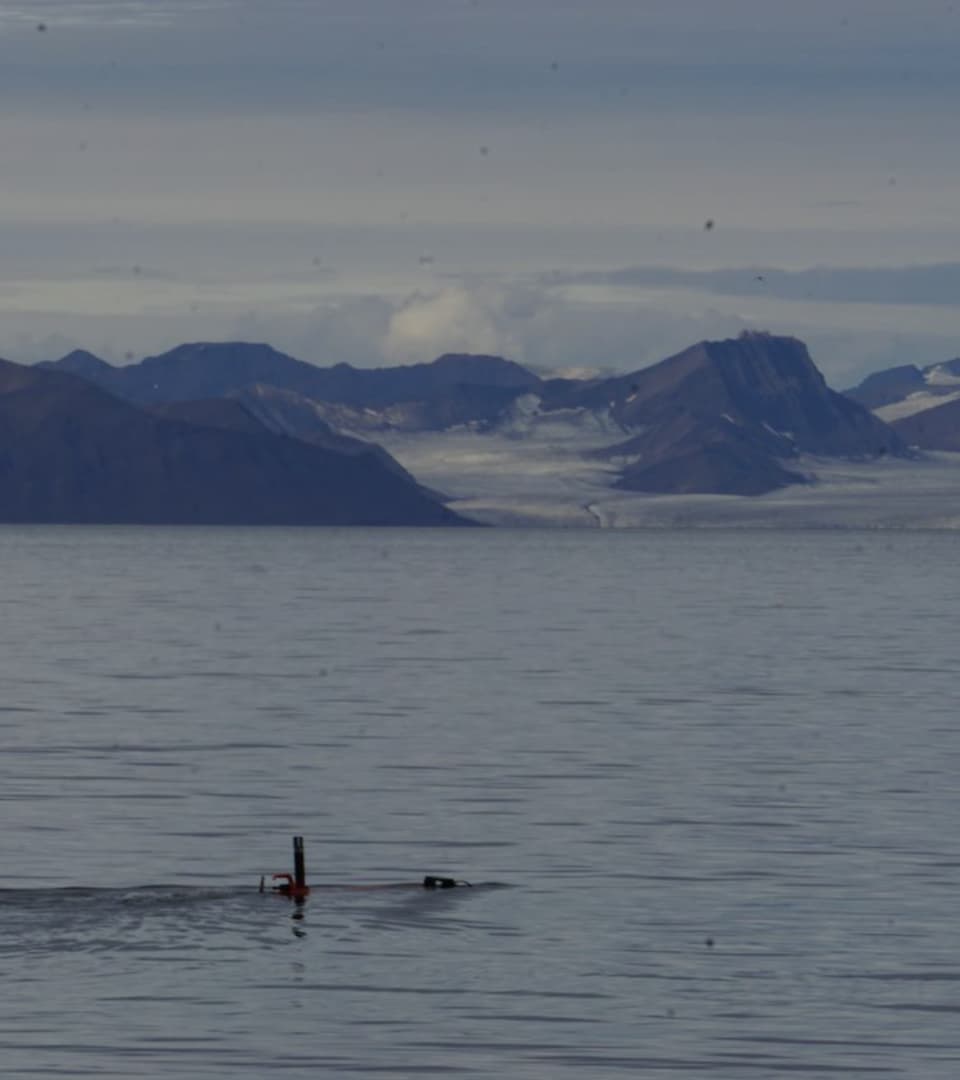 AUV Roald in front of Tunabreen.